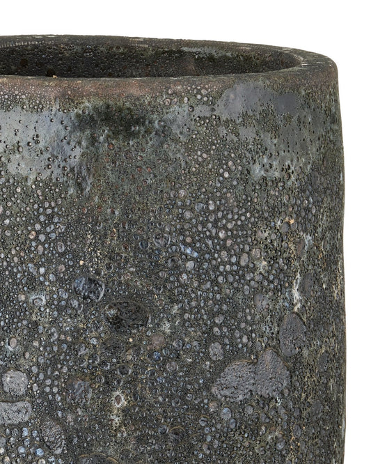 Elias Black Medium Planter