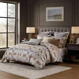 Wholesale 300GSM Multi-Color Jacquard Oversized Comforter Set, Taupe