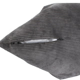 Pillow 14 x 22 Pana Charcoal - Down Alternative Insert