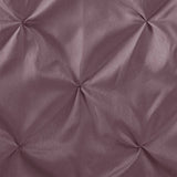 Pinch Plated Silky Shower Curtain, Plum Purple