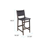 Dovenby Leather Bar Stool