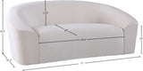 Riley Contemporary Loveseat in Soft Velvet - Modern Design for Stylish Living Rooms & Comfort