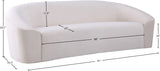 Riley Velvet Sofa - Modern Comfort with Sleek Design, Perfect for Living Rooms and Cozy Spaces