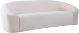 Riley Velvet Sofa - Modern Comfort with Sleek Design, Perfect for Living Rooms and Cozy Spaces