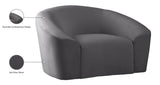 Riley Velvet Contemporary Chair - Elegant Design for Modern Living Spaces with Cloud-Like Comfort