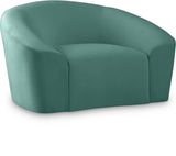 Riley Velvet Contemporary Chair - Elegant Design for Modern Living Spaces with Cloud-Like Comfort