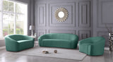 Riley Contemporary Loveseat in Soft Velvet - Modern Design for Stylish Living Rooms & Comfort