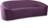 Riley Velvet Sofa - Modern Comfort with Sleek Design, Perfect for Living Rooms and Cozy Spaces