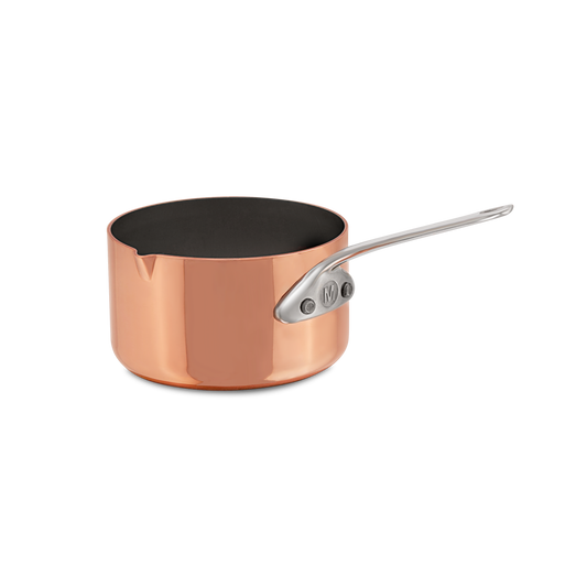 Mauviel M'MINIS Copper Sauce Pan With Stainless Steel Handle, 2.76-In
