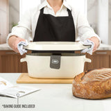 Kook 5 Qt Enameled Cast Iron Dutch Oven with Lid