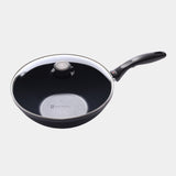 HD Nonstick Wok with Glass Lid | Made in Switzerland