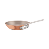 Mauviel M'MINIS Copper Round Frying Pan With Stainless Steel Handle, 4.7-in