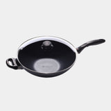 HD Nonstick Wok with Glass Lid | Made in Switzerland