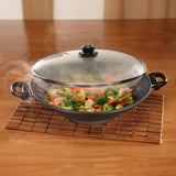 HD Nonstick Wok with Glass Lid | Made in Switzerland