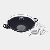 HD Nonstick Wok with Glass Lid | Made in Switzerland