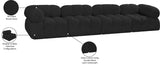 Ames Boucle Fabric Modular Sofa - Elevate Your Living Room with Modern Sophistication and Style