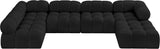 Ames Boucle Fabric Sectional - Modern Modular Elegance for Stylish Living Room Transformations