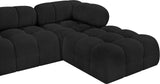 Ames Boucle Fabric Sectional - Modern Modular Elegance for Stylish Living Room Transformations