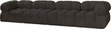 Ames Boucle Fabric Modular Sofa - Elevate Your Living Room with Modern Sophistication and Style