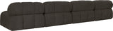 Ames Boucle Fabric Modular Sofa – Modern Sophistication for Your Living Space, Stylish and Versatile
