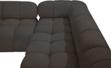 Ames Boucle Fabric Sectional Sofa - Modern Modular Design for Stylish Living Room Transformations