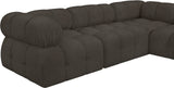 Ames Boucle Fabric Sectional - Modern, Stylish Modular Sofa to Elevate Your Living Space Elegance