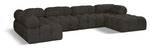 Ames Boucle Fabric Sectional - Modern Modular Elegance for Stylish Living Room Transformations