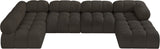 Ames Boucle Fabric Sectional - Modern Modular Elegance for Stylish Living Room Transformations