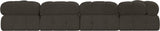Ames Modern Boucle Fabric Sectional - Elevate Your Living Space with Stylish Modular Design Options