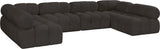 Ames Modern Boucle Fabric Sectional - Elevate Your Living Space with Stylish Modular Design Options