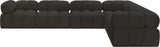 Ames Modular Sectional Sofa - Elevate Your Living Space with Elegant Boucle Fabric Design and Style