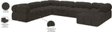 Ames Boucle Fabric Sectional Sofa - Modern Modular Design to Elevate Your Living Space Elegance