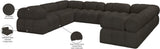 Ames Boucle Fabric Modular Sectional - Elevate Your Living Space with Stylish Modern Sophistication
