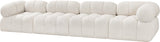 Ames Boucle Fabric Modular Sofa - Elevate Your Living Room with Modern Sophistication and Style