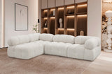Ames Boucle Fabric Sectional Sofa - Modern Modular Design for Stylish Living Room Transformations