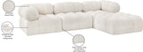 Ames Boucle Fabric Modular Sectional - Elevate Your Living Space with Modern Elegance & Versatility
