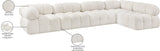 Ames Boucle Fabric Sectional - Modern Modular Design for Stylish Living Spaces and Endless Configurations