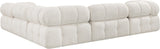 Ames Boucle Fabric Sectional - Modern, Stylish Modular Sofa to Elevate Your Living Space Elegance