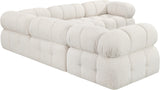 Ames Boucle Fabric Sectional - Modern, Stylish Modular Sofa to Elevate Your Living Space Elegance
