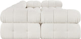 Ames Modern Boucle Fabric Sectional - Elevate Your Living Space with Stylish Modular Design Options