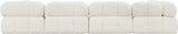 Ames Boucle Fabric Sectional - Modern Modular Design for Stylish Living Spaces and Endless Configurations