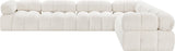Ames Modular Sectional Sofa - Elevate Your Living Space with Elegant Boucle Fabric Design and Style
