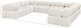 Ames Boucle Fabric Modular Sectional - Elevate Your Living Space with Stylish Modern Sophistication