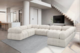 Ames Boucle Fabric Modular Sectional - Elevate Your Living Space with Stylish Modern Sophistication