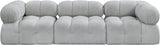 Ames Boucle Fabric Modular Sofa - Elevate Your Living Space with Modern Sophistication and Style