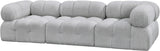 Ames Boucle Fabric Modular Sofa - Elevate Your Living Space with Modern Sophistication and Style