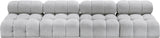 Ames Boucle Fabric Modular Sofa – Modern Sophistication for Your Living Space, Stylish and Versatile