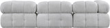 Ames Boucle Fabric Sectional Sofa - Modern Modular Design for Stylish Living Room Transformations