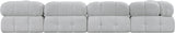 Ames Boucle Fabric Sectional - Modern Modular Design for Stylish Living Spaces and Endless Configurations
