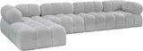 Ames Boucle Fabric Sectional - Modern Modular Design for Stylish Living Spaces and Endless Configurations